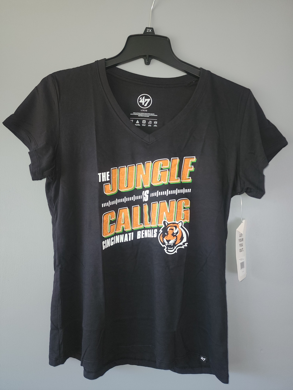 Black 'Jungle Calling' Cincinnati Bengals Tee